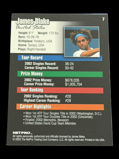 2003 Netpro James Blake