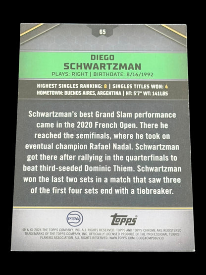 2024 Topps Graphite Diego Schwartzman