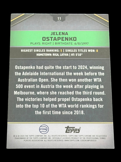 2024 Topps Graphite Jelena Ostapenko