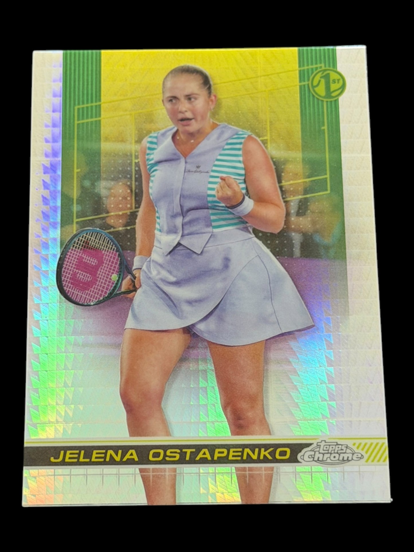 2024 Topps Chrome Jelena Ostapenko — Prism Refractor