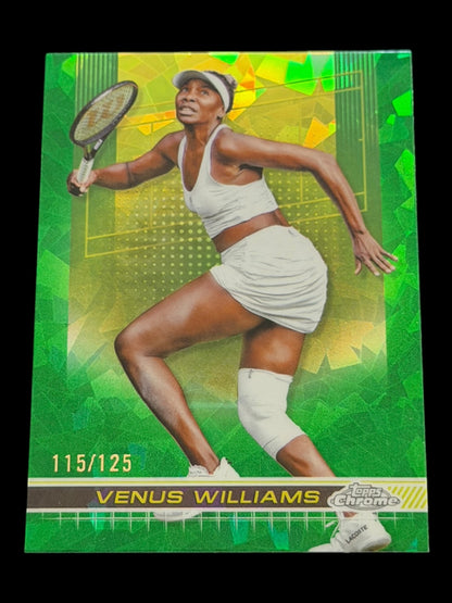2024 Topps Chrome Sapphire Venus Williams — Green /125