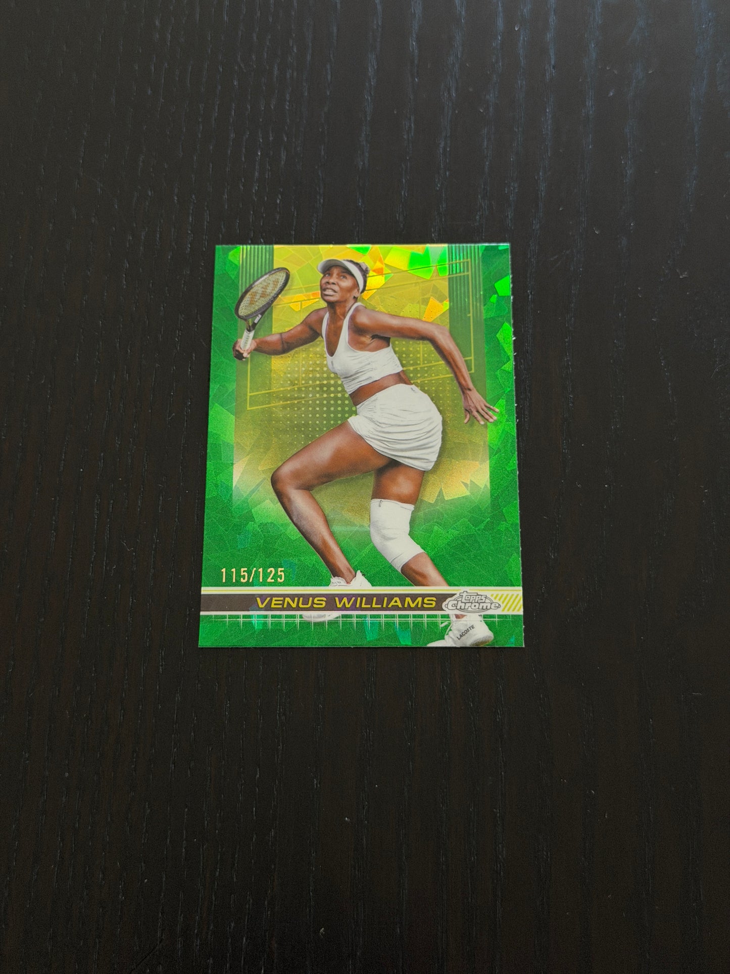 2024 Topps Chrome Sapphire Venus Williams — Green /125