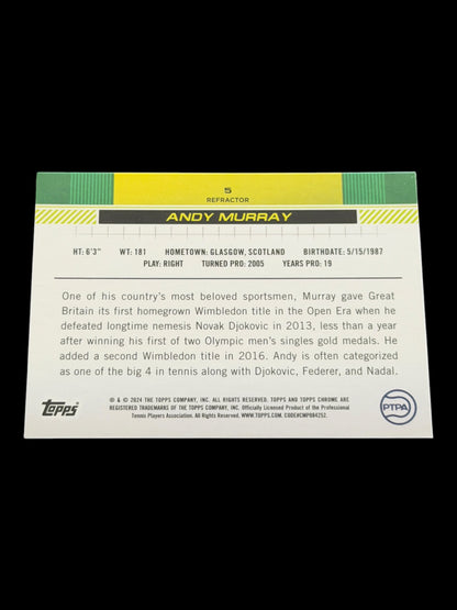2024 Topps Chrome Andy Murray — Refractor