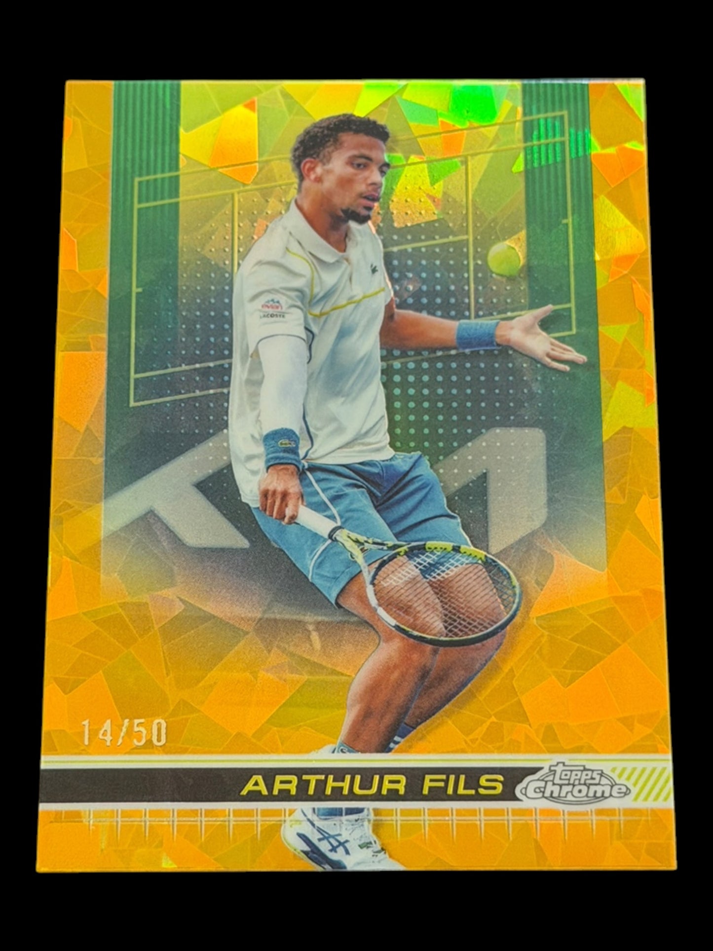 2024 Topps Chrome Sapphire Arthur Fils — Gold Refractor /50