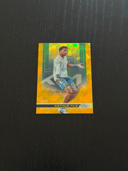 2024 Topps Chrome Sapphire Arthur Fils — Gold Refractor /50