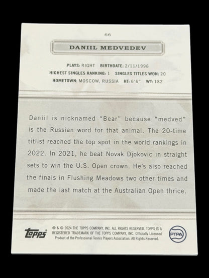 2024 Topps Royalty Daniil Medvedev /99