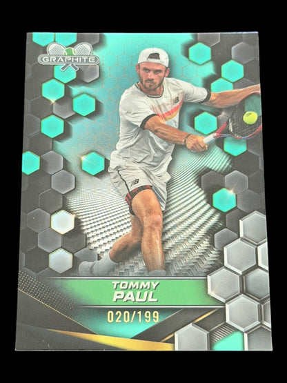 2024 Topps Graphite Tommy Paul — Aqua Refractor /199