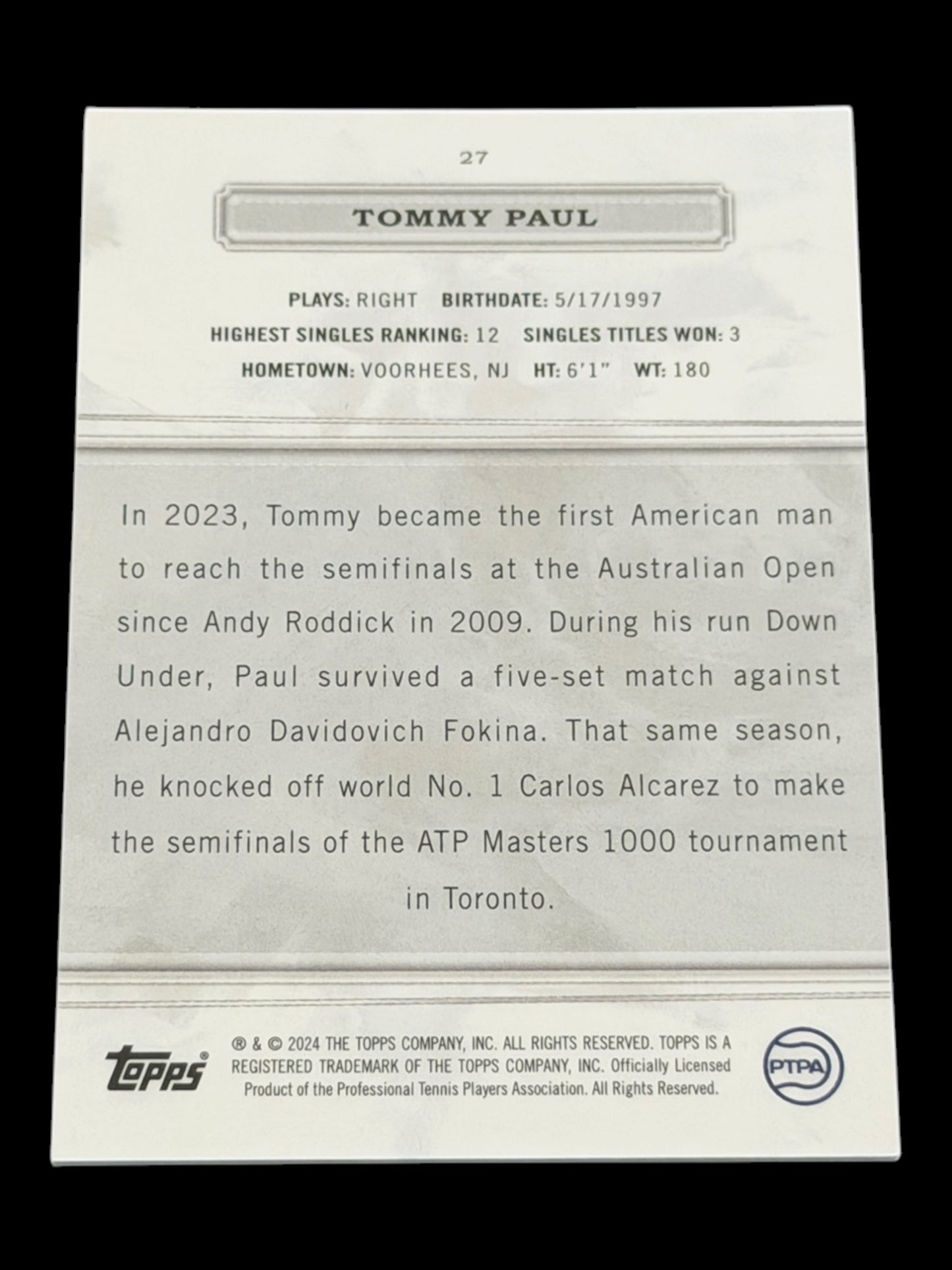 2024 Topps Royalty Tommy Paul /99
