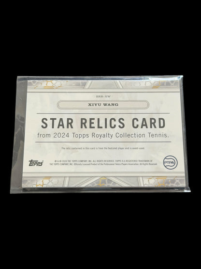 2024 Topps Royalty Xiyu Wang — Star Relic /75