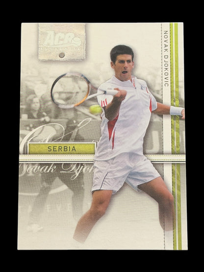 2007 Ace Authentic Novak Djokovic