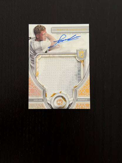 2024 Topps Royalty Martin Landaluce — Gold Rookie Relic Auto /10