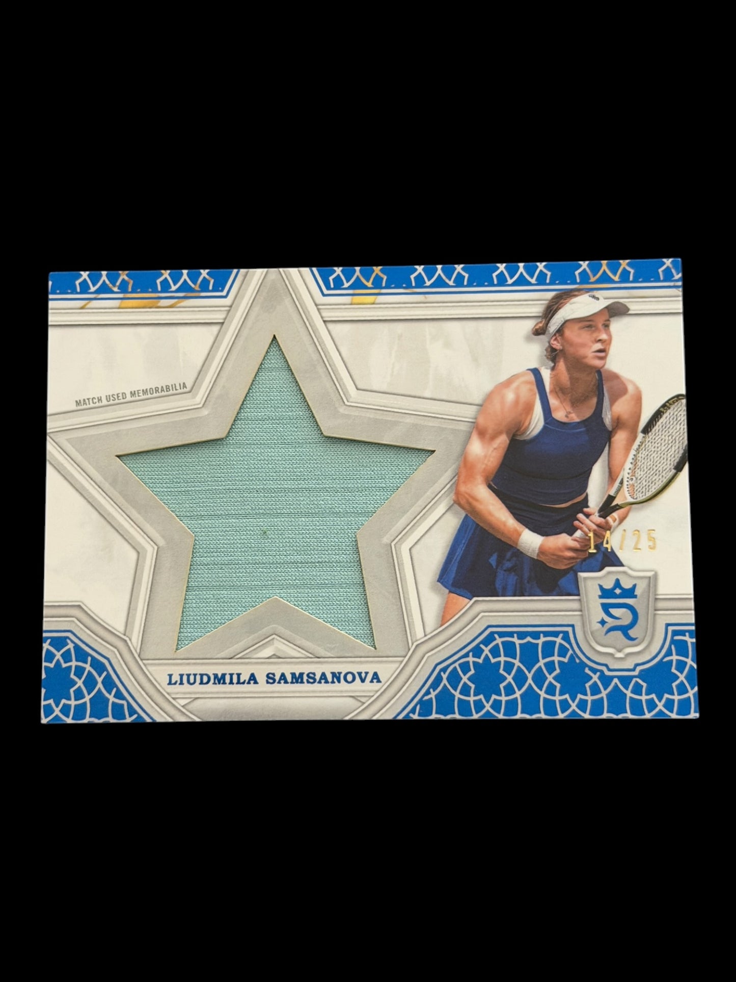 2024 Topps Royalty Liudmila Samsanova — Blue Star Relic /25