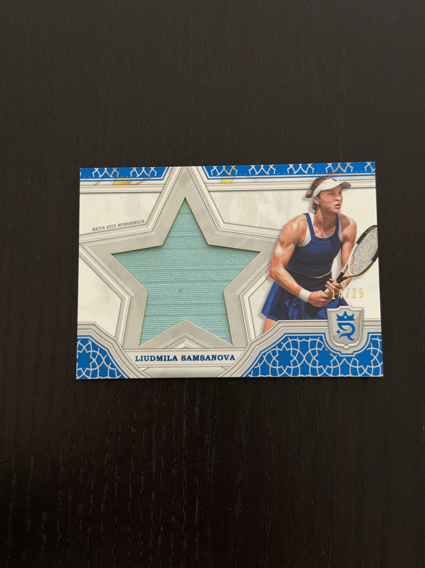 2024 Topps Royalty Liudmila Samsanova — Blue Star Relic /25