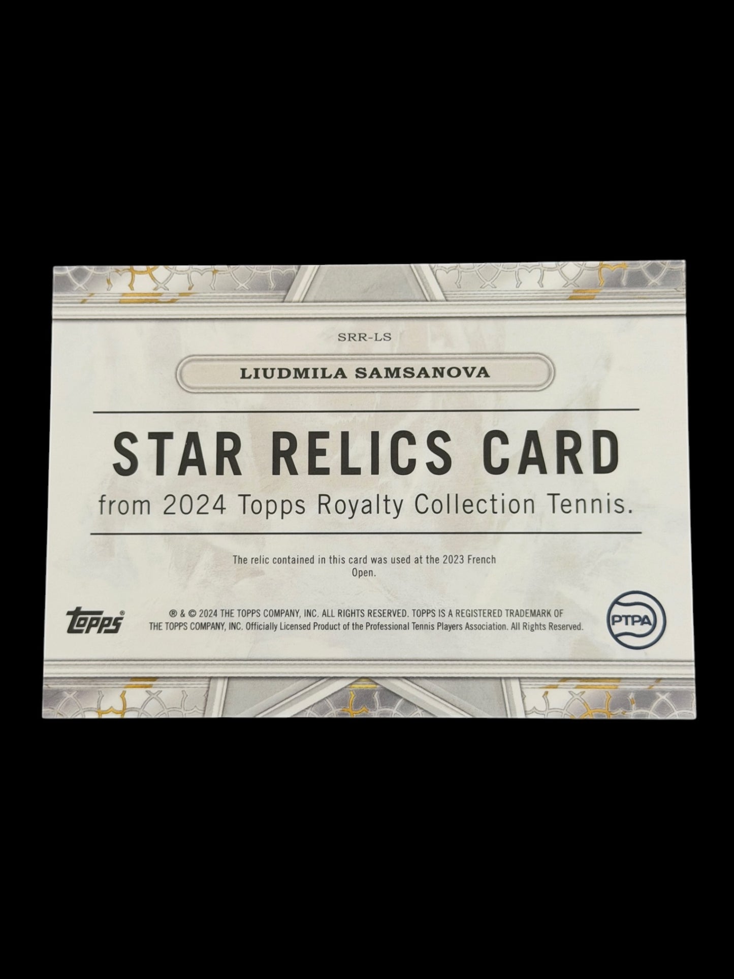 2024 Topps Royalty Liudmila Samsanova — Blue Star Relic /25