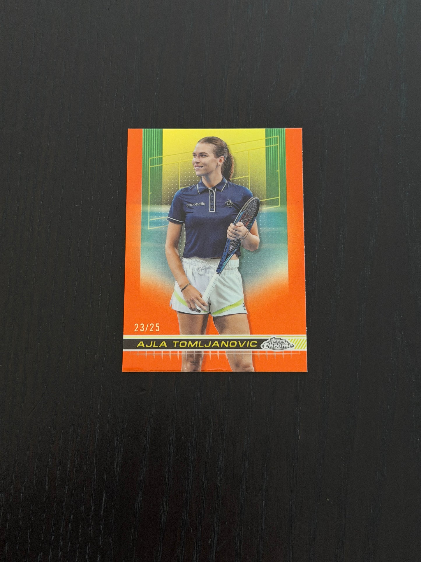 2024 Topps Chrome Ajla Tomljanovic - Orange /25
