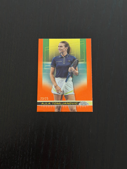 2024 Topps Chrome Ajla Tomljanovic - Orange /25