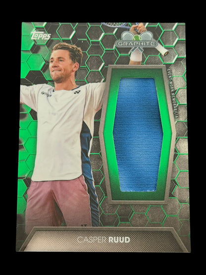2026 Topps Graphite Casper Ruud — Green Relic /75