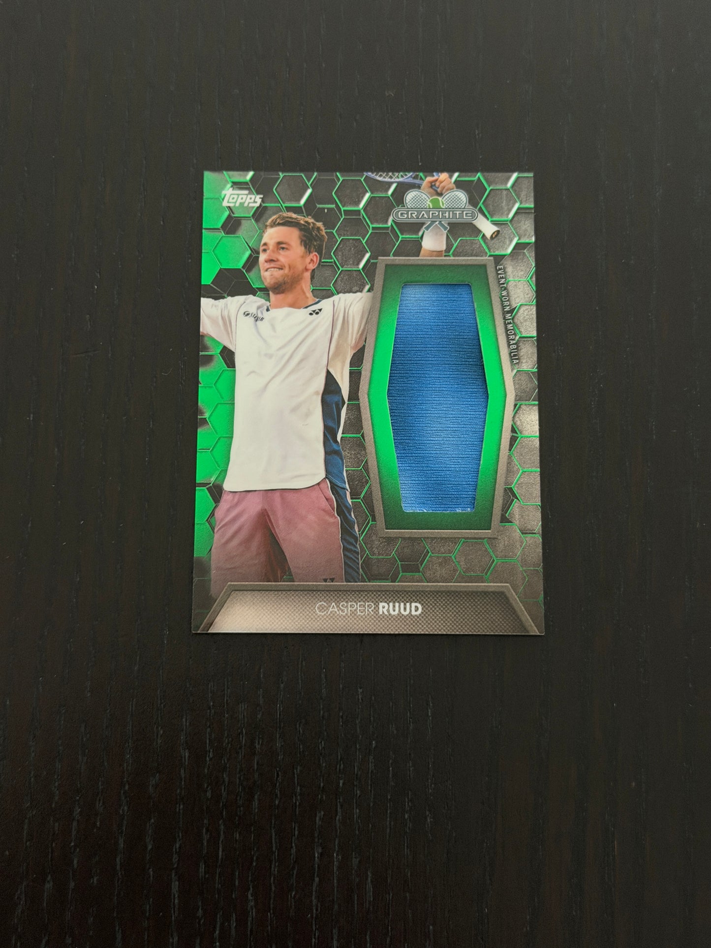 2026 Topps Graphite Casper Ruud — Green Relic /75
