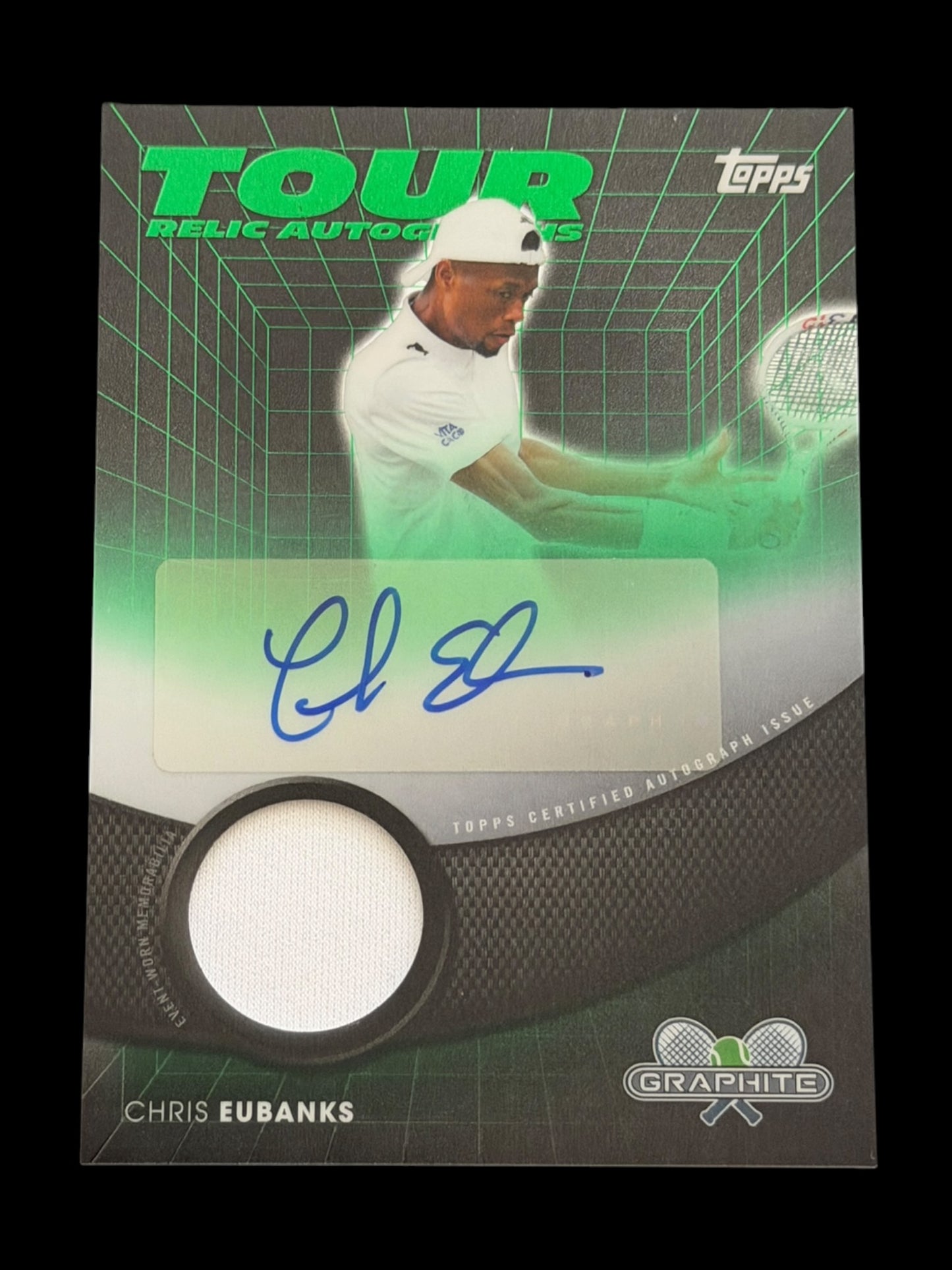 2026 Topps Graphite Chris Eubanks — Green Tour Relic Autograph /75