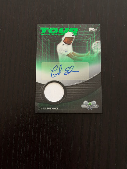 2026 Topps Graphite Chris Eubanks — Green Tour Relic Autograph /75