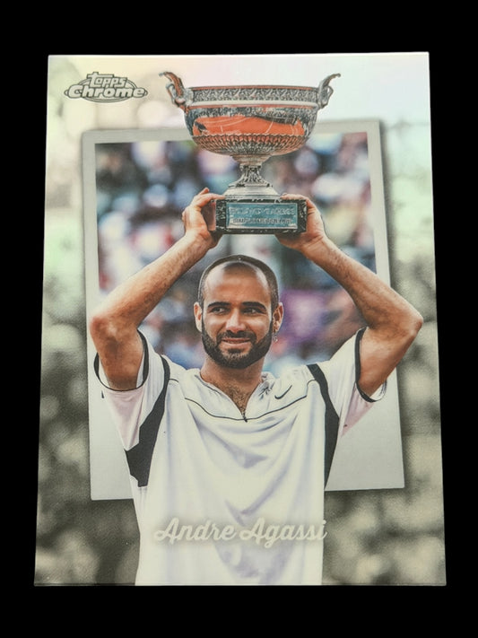 2025 Topps Chrome Andre Agassi — Captured