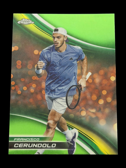 2025 Topps Chrome Green Francisco Cerundolo