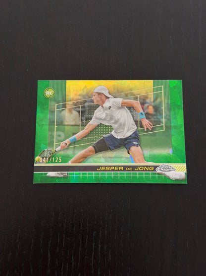 2024 Topps Chrome Sapphire Jesper de Jong — Green /125