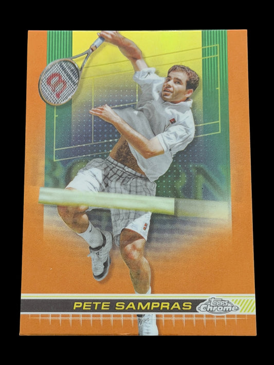 2024 Topps Chrome Pete Sampras — Clay Court Refractor