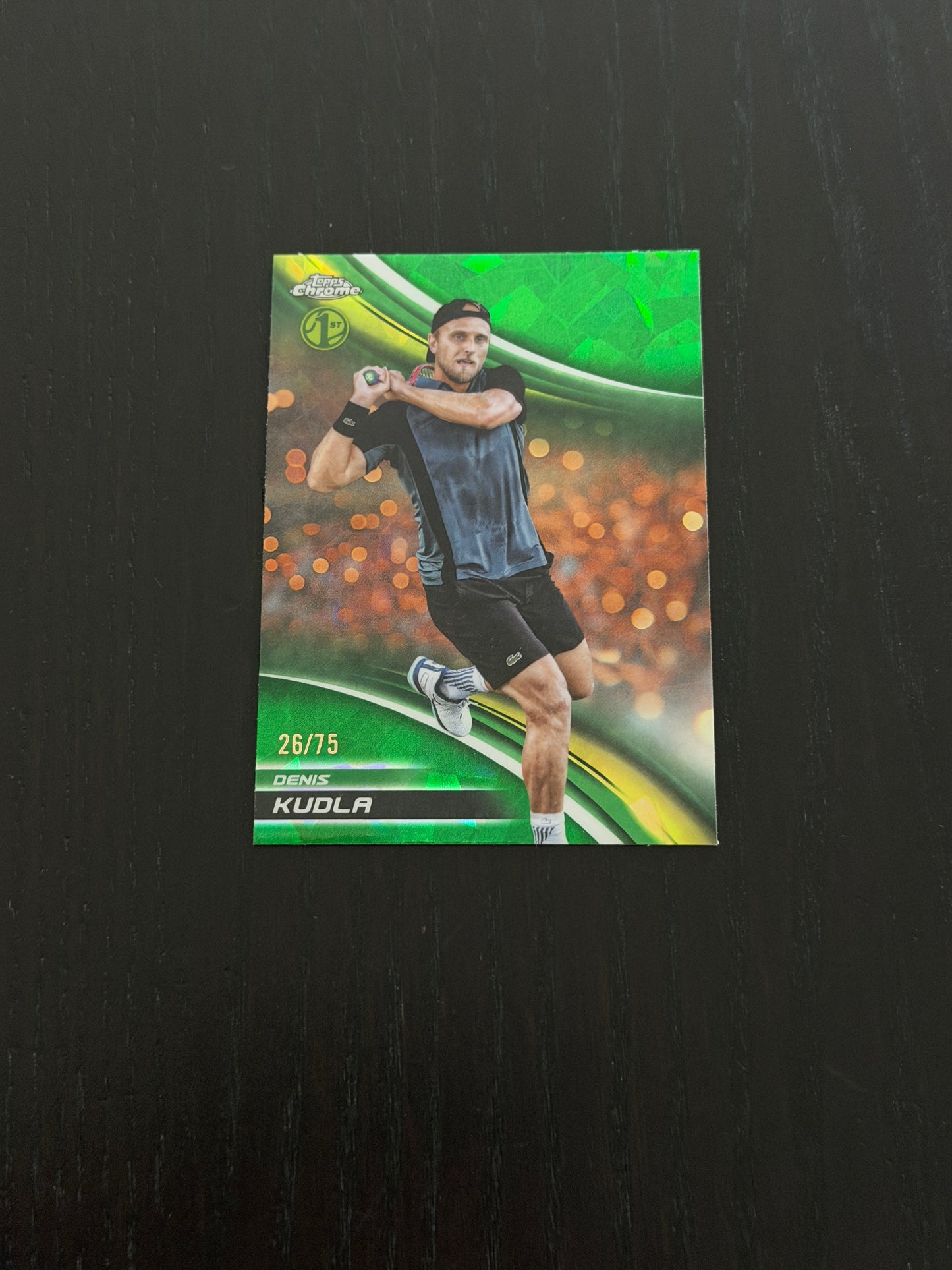 2025 Topps Chrome Sapphire Denis Kudla — Green /75