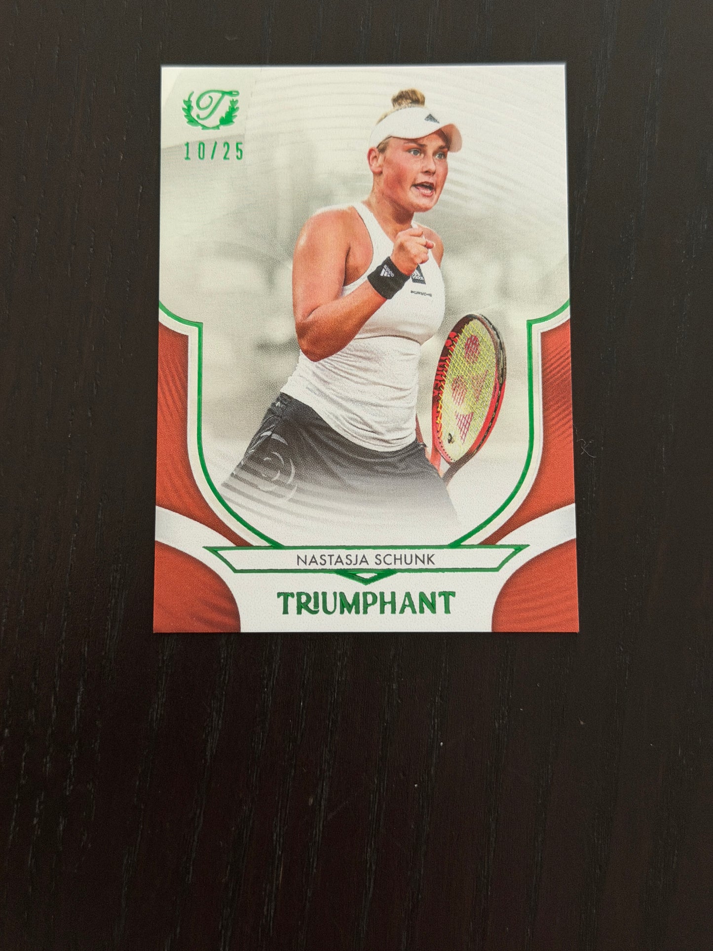 2025 Topps Triumphant Nastasja Schunk Orange /25