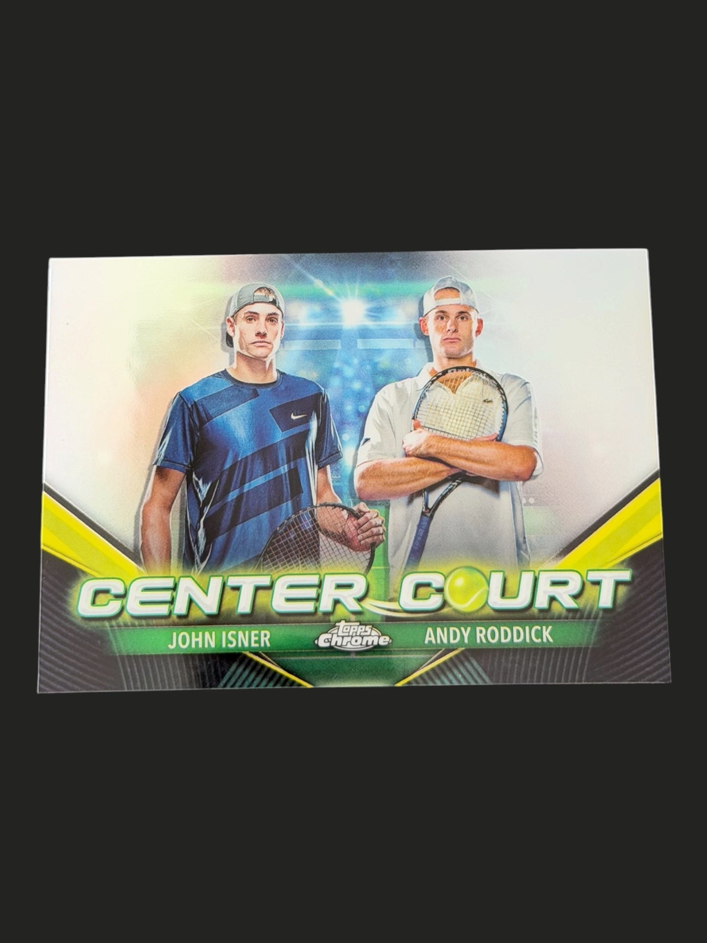 2024 Topps Chrome Tennis Center Court John Isner & Andy Roddick