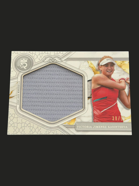 2024 Topps Royalty Rookie Jumbo Relic 38/50 Victoria Jimenez Kasintseva
