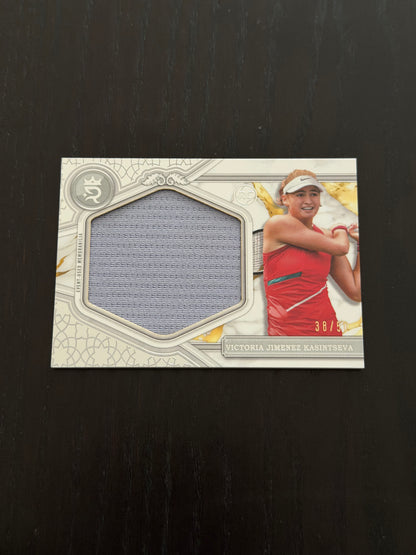 2024 Topps Royalty Rookie Jumbo Relic 38/50 Victoria Jimenez Kasintseva