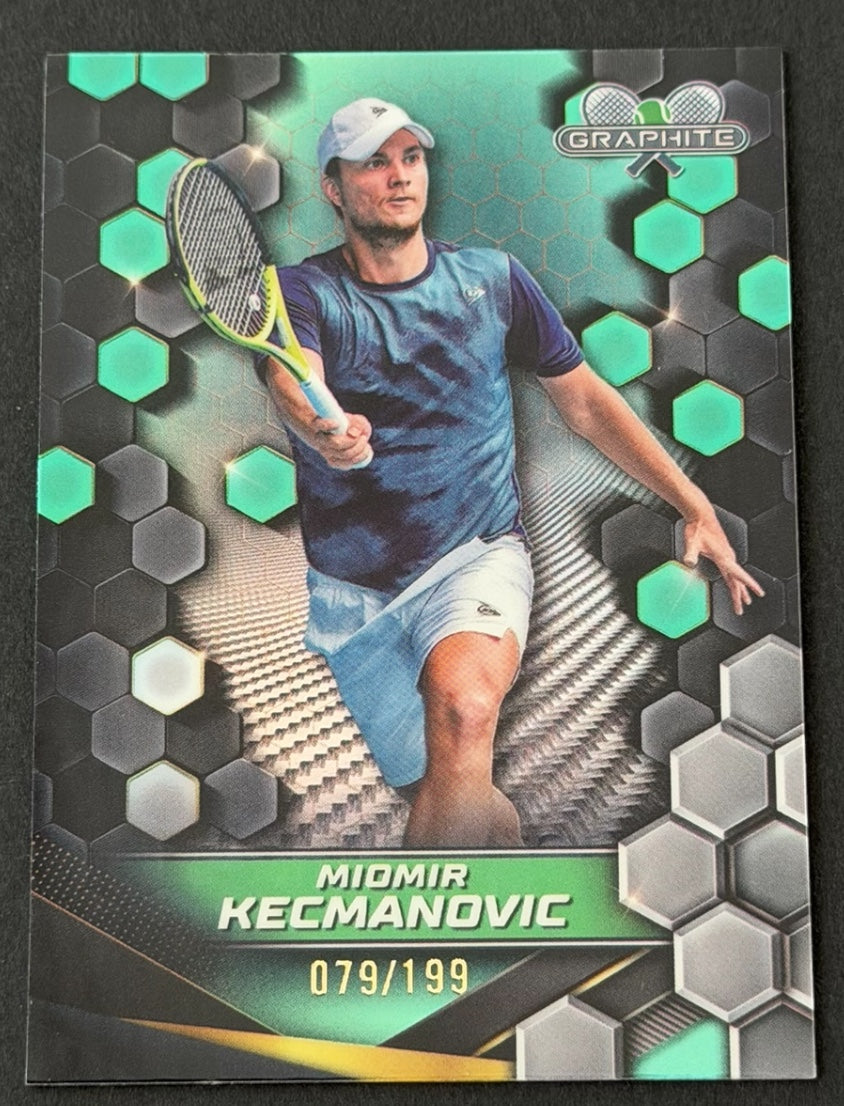 2024 Topps Graphite Tennis Aqua Refractor 079/199 Miomir Kecmanovic