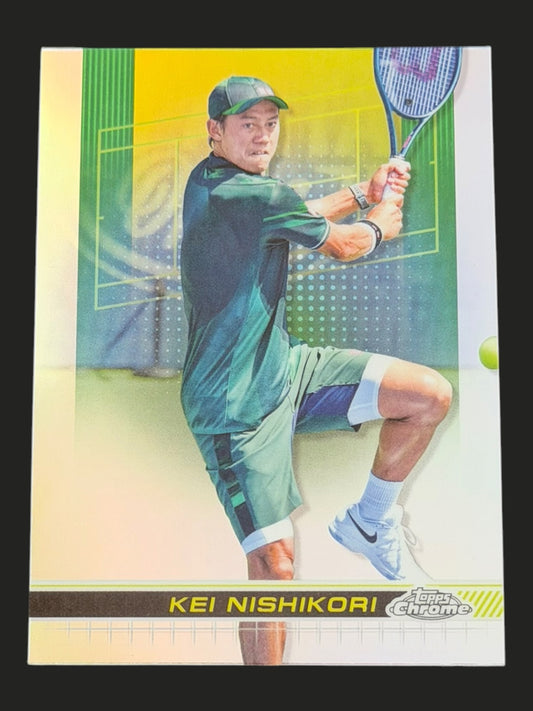 2024 Topps Chrome Refractor Kei Nishikori