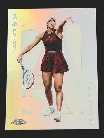 2025 Topps Chrome Tennis Aces Madison Keys