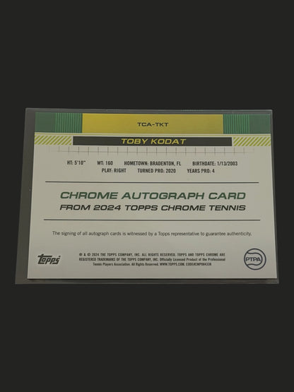 2024 Topps Chrome Autograph Toby Kodat