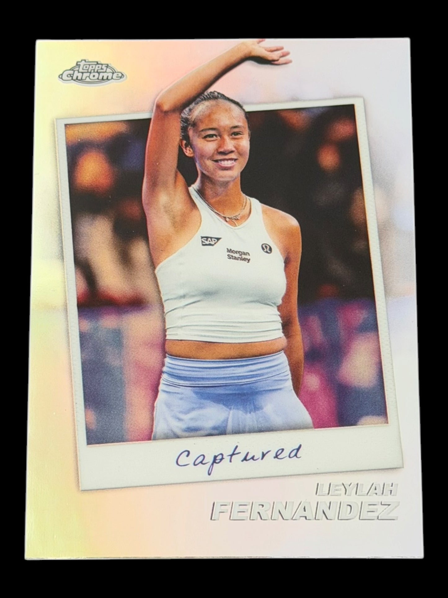 2024 Topps Chrome Tennis Captured Leylah Fernandez