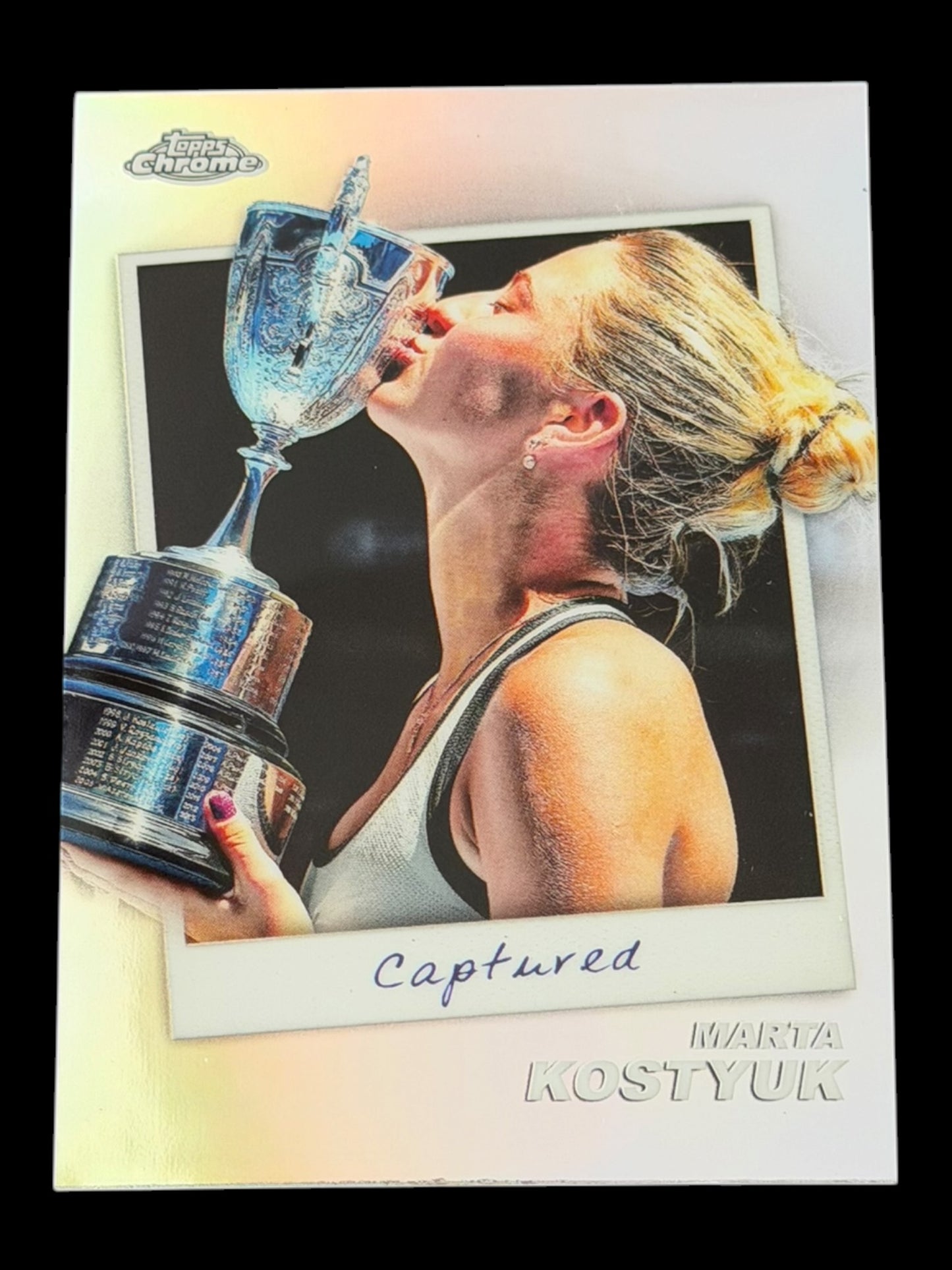 2024 Topps Chrome Tennis Captured Marta Kostyuk