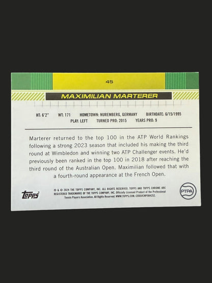 2024 Topps Chrome Sapphire Maximilian Marterer