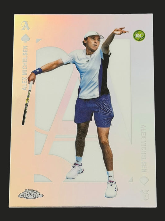 2025 Topps Chrome Tennis Aces Alex Michelsen