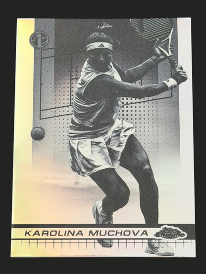 2024 Topps Chrome Negative Refractor Karolina Muchova