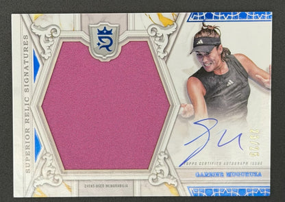 2024 Topps Royalty Garbine Muguruza — Superior Relic Signatures Auto /25 tennis card