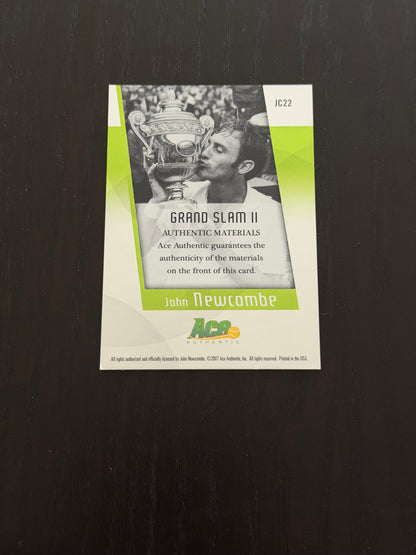 2007 Ace Grand Slam Authentic Materials John Newcombe