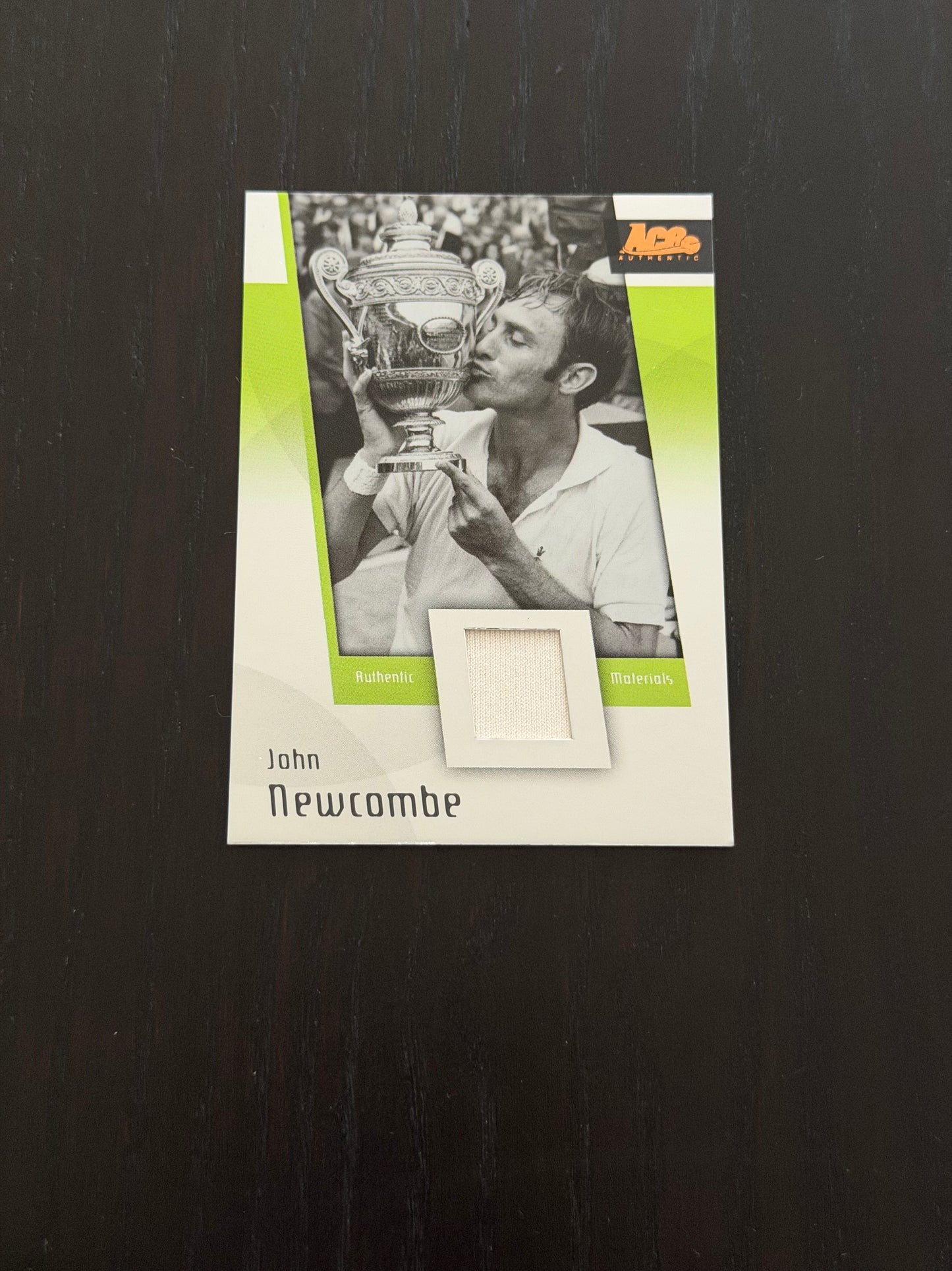 2007 Ace Grand Slam Authentic Materials John Newcombe