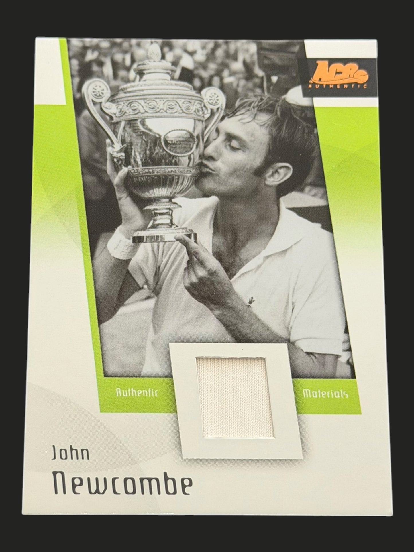 2007 Ace Grand Slam Authentic Materials John Newcombe