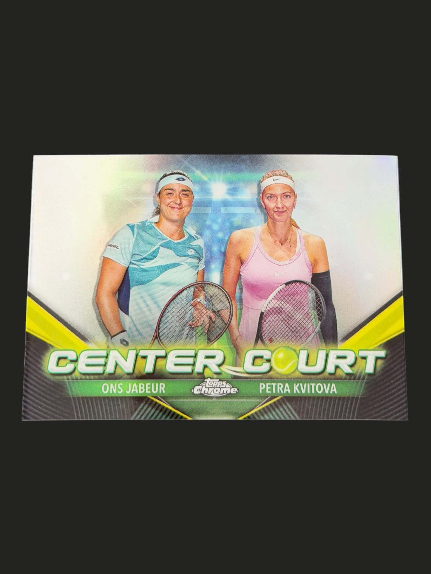 2024 Topps Chrome Tennis Center Court Ons Jabeur & Petra Kvitova