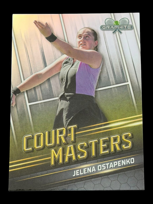 2024 Topps Graphite Tennis Court Masters Refractor Jelena Ostapenko