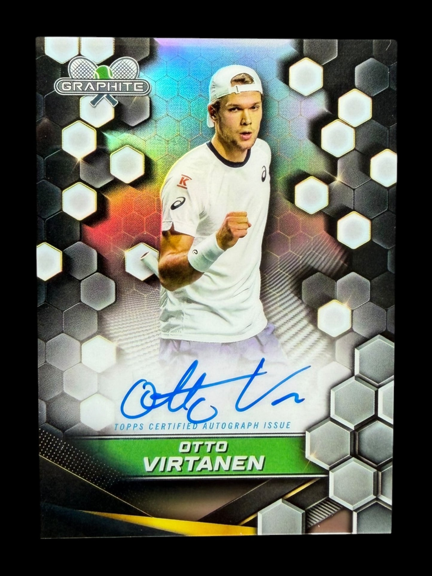 2024 Topps Graphite On-Card Refractor Autograph Otto Virtanen