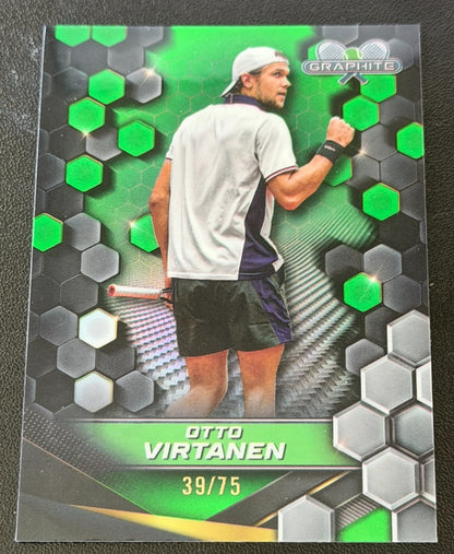 2024 Topps Graphite Green 39/75 Otto Virtanen
